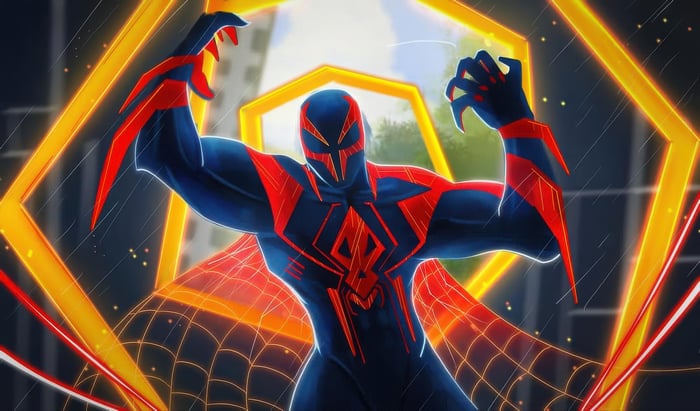 Spider-Man 2099 in a dynamic pose