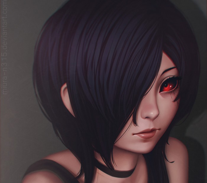 Touka Kirishima from Tokyo Ghoul