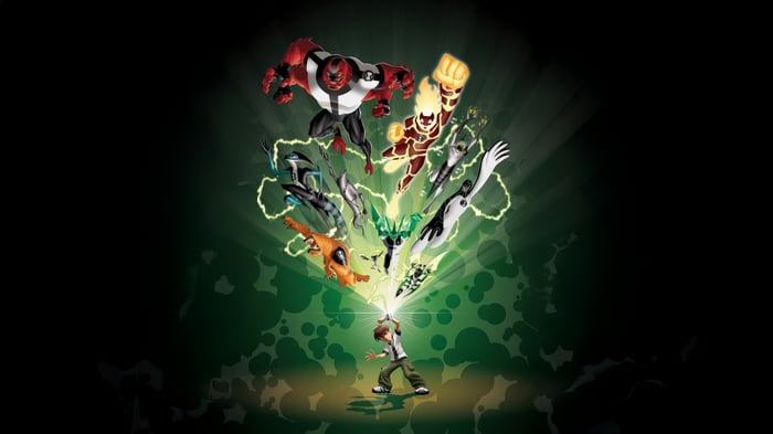 Ben 10 Artwork with Multiple Aliens
