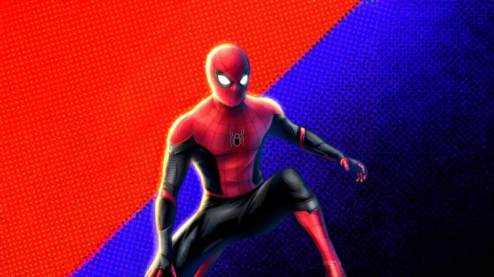 Spider-Man in Red and Black Suit