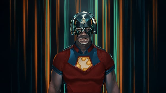 Peacemaker in his costume