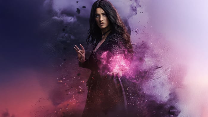 Anya Chalotra as Yennefer in The Witcher