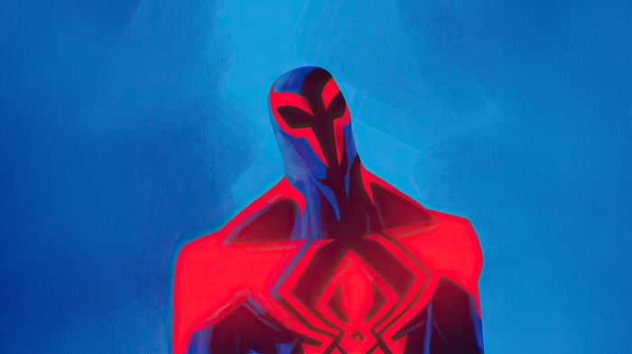 Spider-Man 2099 in Red and Blue Suit