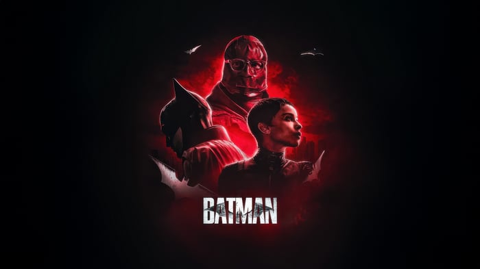 The Batman Poster with Riddler and Catwoman