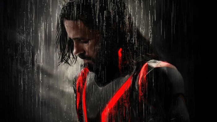 Jared Leto as Ares in Tron