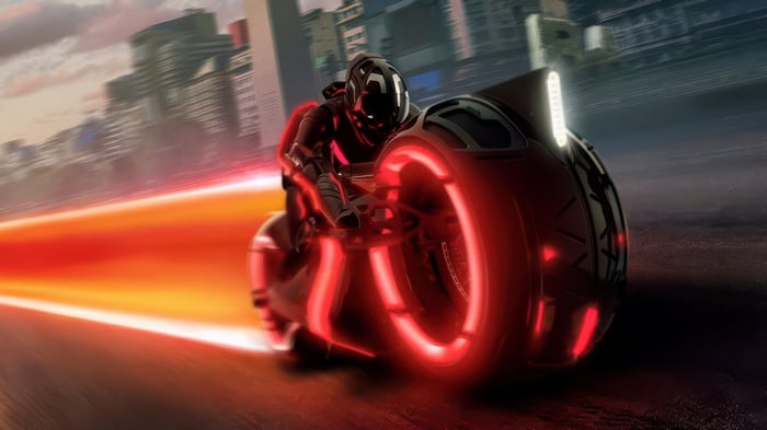 Tron Ares Lightcycle Dominion