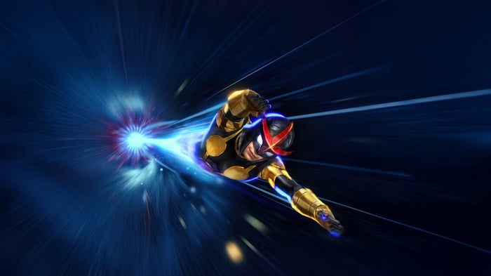 Nova Flies Through a Blue Energy Tunnel