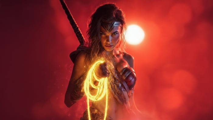 Wonder Woman with Lasso of Truth
