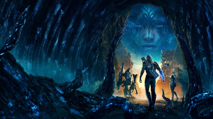 Exodus Game Characters in Alien Cave