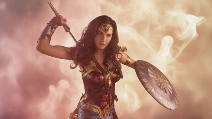Wonder Woman with Sword and Shield