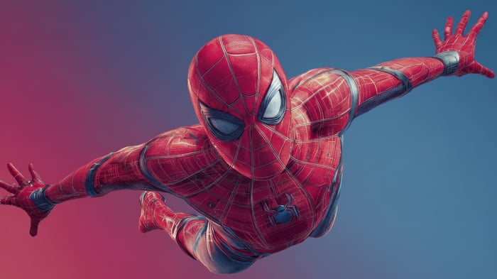 Spider-Man in Red and Blue Suit