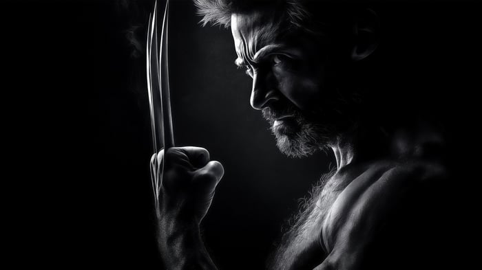 Wolverine with Adamantium Claws