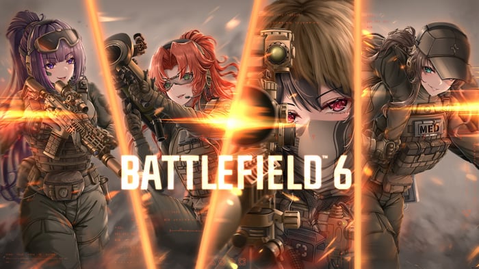 Battlefield 6 Anime Soldiers
