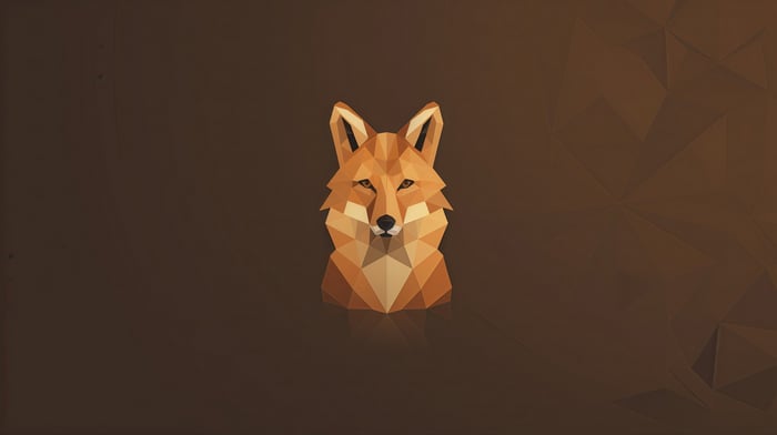 Geometric Fox Portrait
