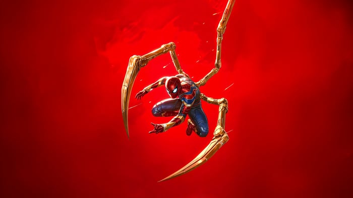 Iron Spider with Stark's Mechanical Arms