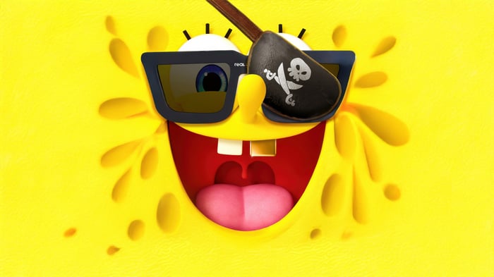 SpongeBob SquarePants with Pirate Eyepatch and Sunglasses