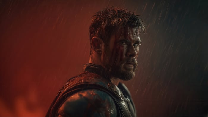 Thor in the Rain