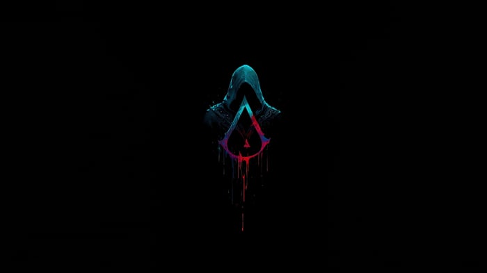 Assassin's Creed Logo with Hooded Figure