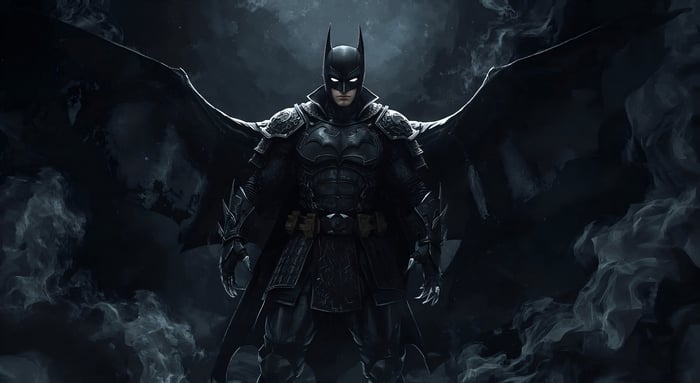 Batman Samurai with Wings