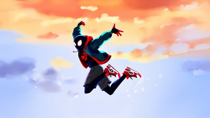 Miles Morales in the Sky