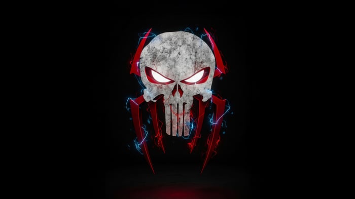 Spider-Man x Punisher Mashup Logo