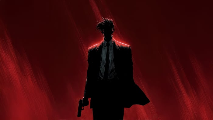 Red Rain Operative with Gun