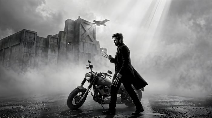 Logan with Motorcycle and Jet