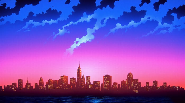 New York Neon Skyline
