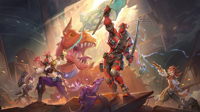 Deadpool and allies in Marvel Rivals