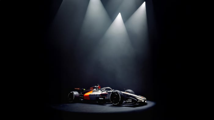 McLaren Formula 1 Car in Spotlight