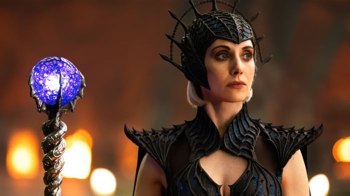 Alison Brie as Evil Lyn in Masters of the Universe