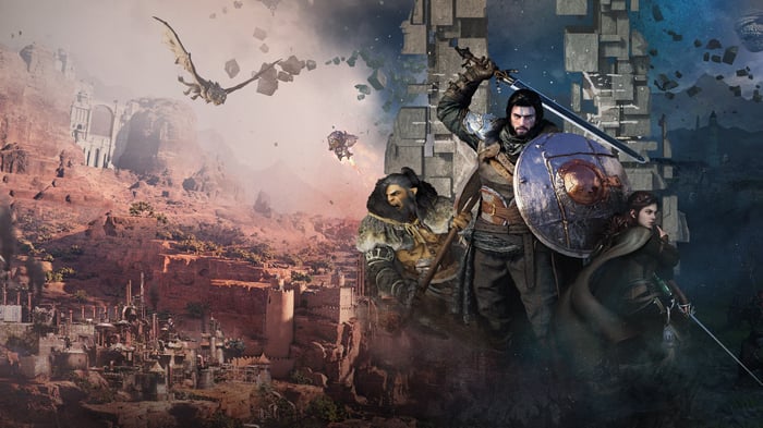 Crimson Desert: Characters in a fantasy landscape