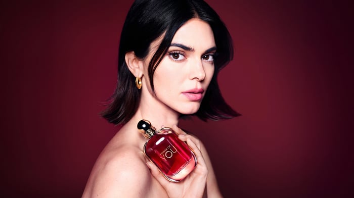 Kendall Jenner with Emporio Armani "Power of You" Fragrance