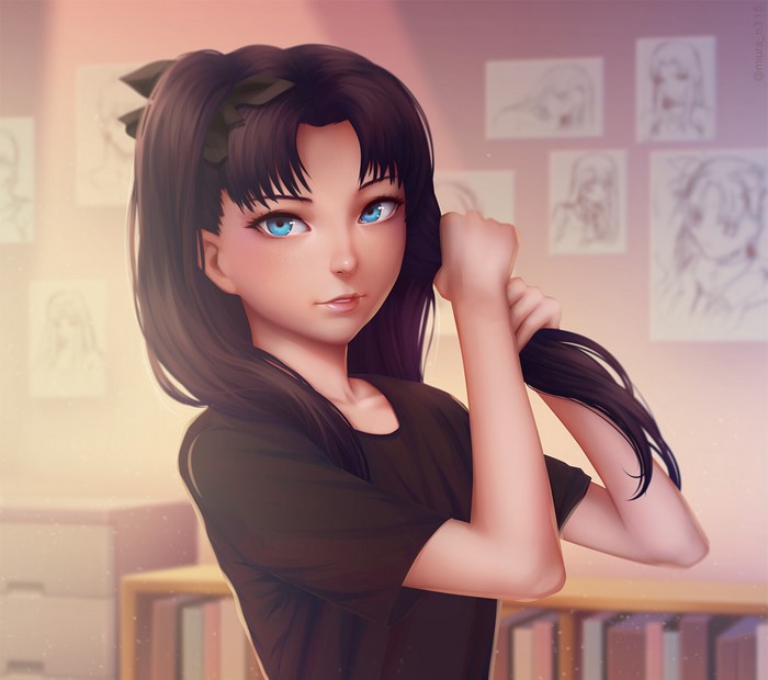 Rin Tohsaka from Fate/Stay Night