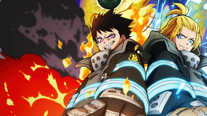 Fire Force: Shinra Kusakabe and Arthur Boyle