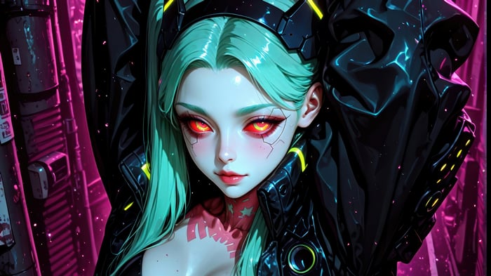 Rebecca from Cyberpunk: Edgerunners in 4K