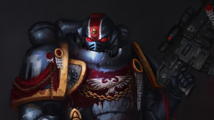 Warhammer Space Marine with Bolter