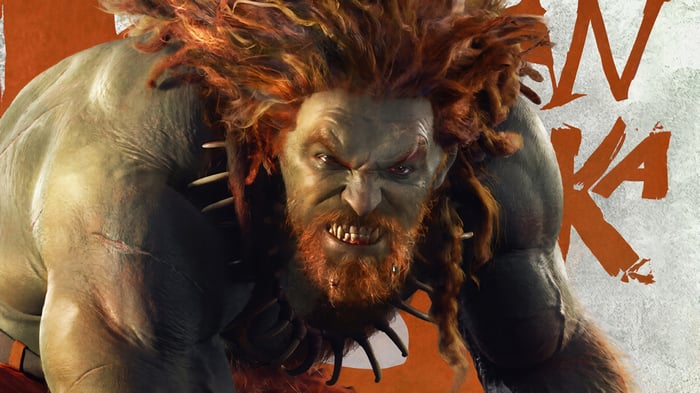 Blanka from Street Fighter 4K
