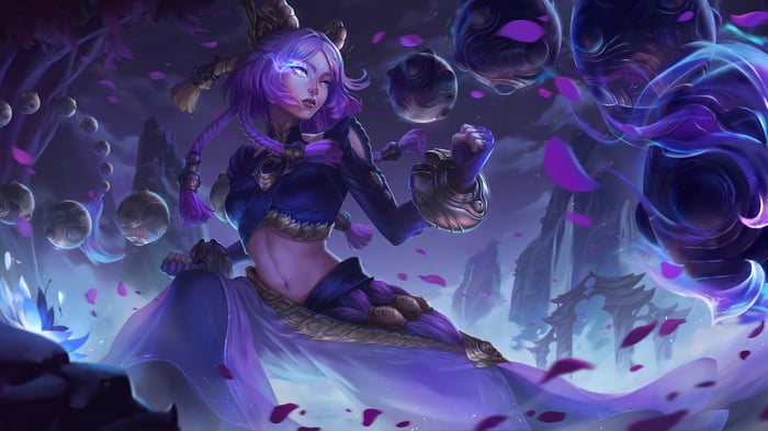 Ionia's Karma in League of Legends 4K