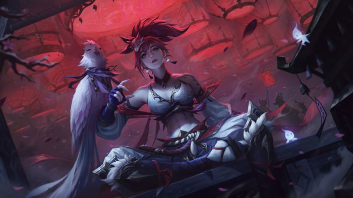 Spirit Blossom Quinn League of Legends 4K