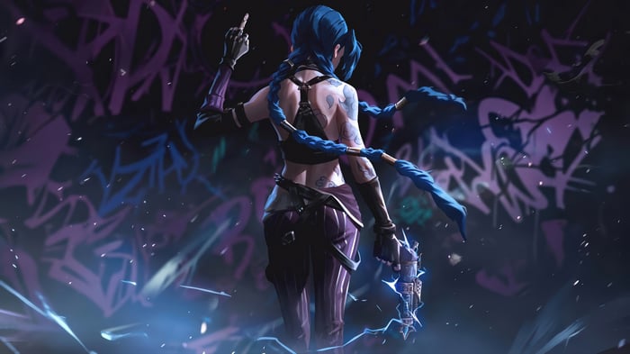 Jinx from League of Legends 4K