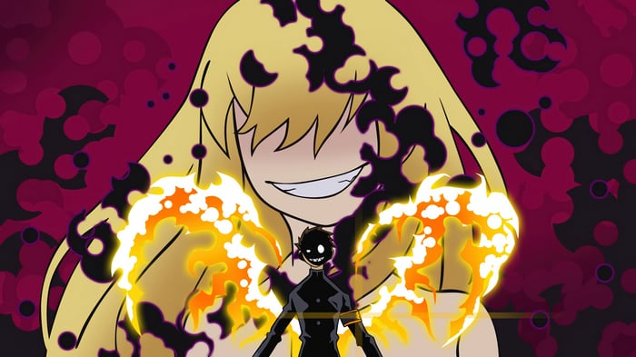 Fire Force: Shinra Kusakabe with Fiery Aura