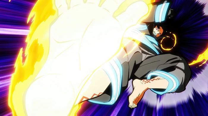Fire Force: Shinra Kusakabe's Fiery Attack