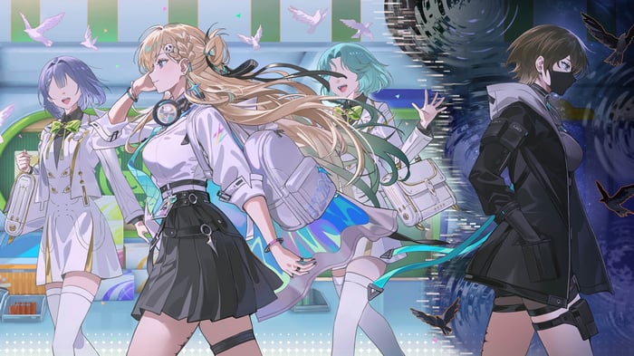 Lynae and friends from Wuthering Waves in 4K