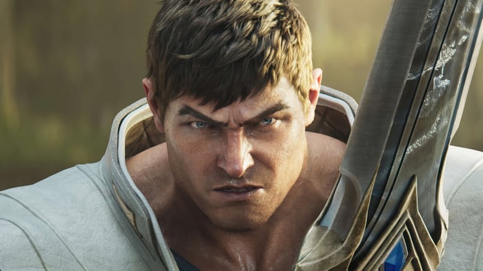 Garen from League of Legends in 4K