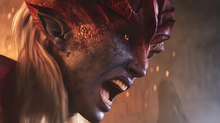 Shyvana from League of Legends in 4K