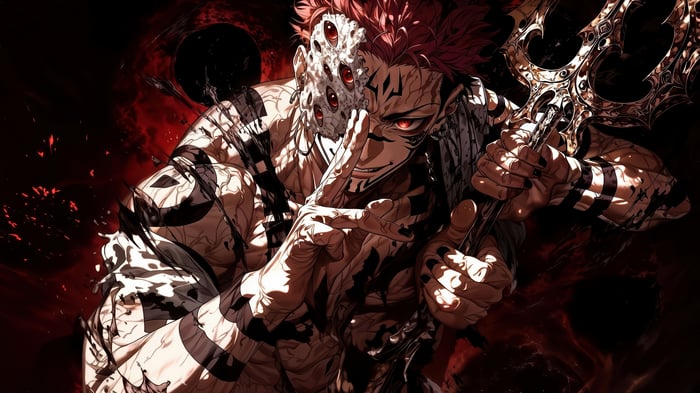 Ryomen Sukuna from Jujutsu Kaisen in 4K