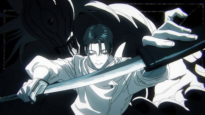 Yuta Okkotsu with Sword in Jujutsu Kaisen 4K