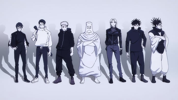 Jujutsu Kaisen characters in 4K