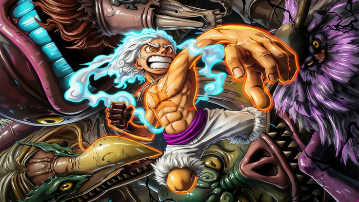 Monkey D. Luffy in One Piece 4K